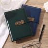 A5 Password Protected Lock Diary - Creative Business Planner with Custom Logo
