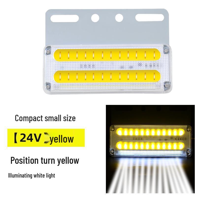 Truck Side LED Lights 24V - Super Bright, Waterproof Ground Illumination Marker Trailer Lights