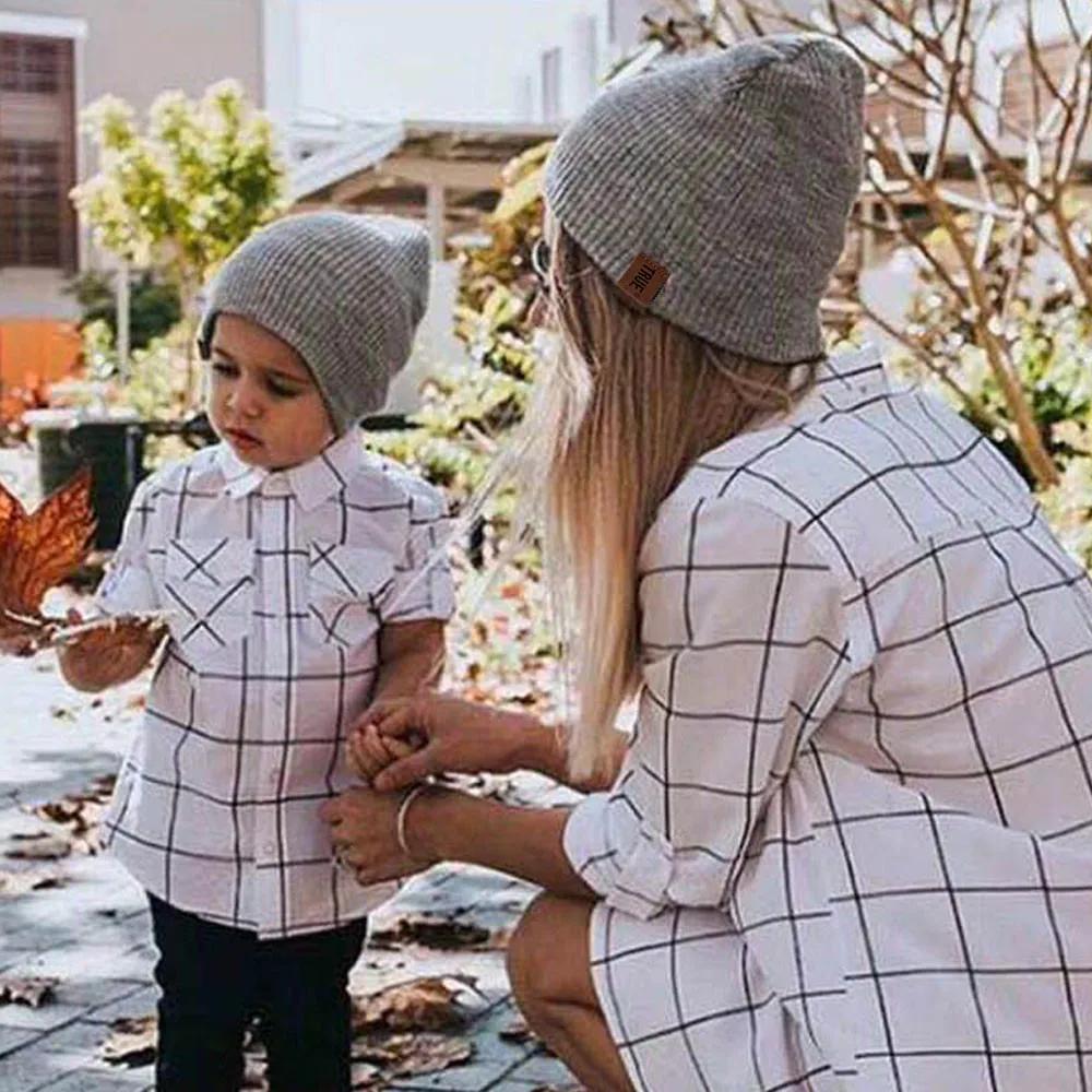 Unisex Casual Beanie Hat Knitted Hat Cap Fashion Solid Color Daily Winter Hat For Men Women