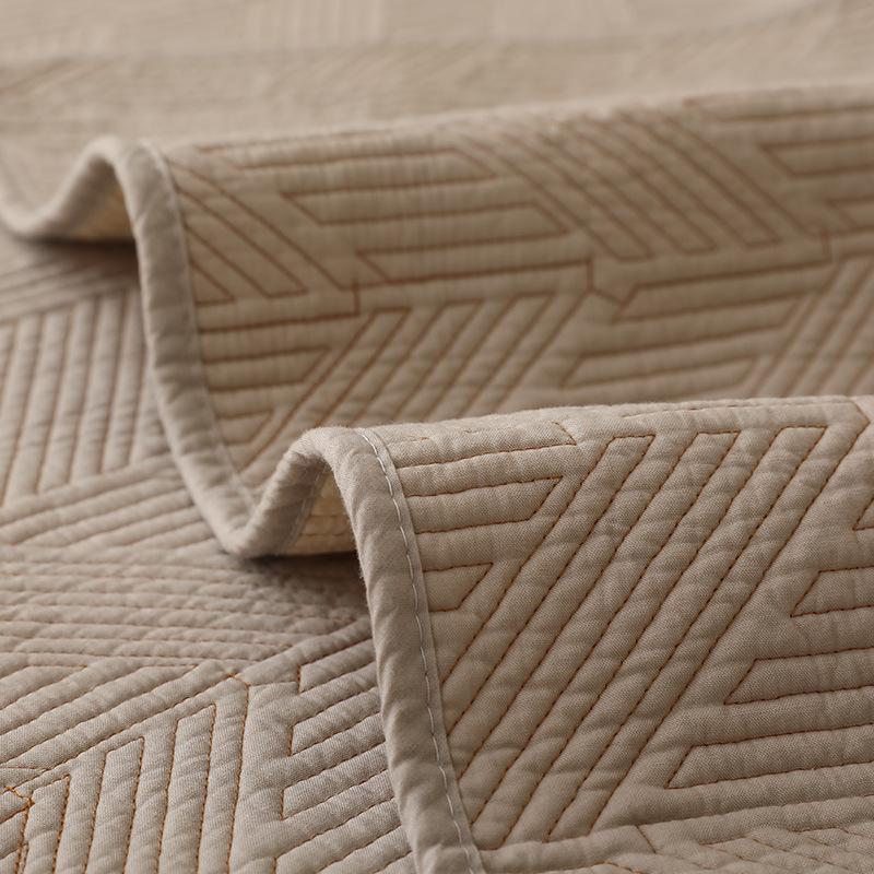 Prosta poduszka na sofę, Czterosezonowa czysta bawełna, Antypoślizgowa, Uniwersalna poduszka na siedzisko, Zimowy skórzany pokrowiec na sofę, Oświetlona tkanina okryciowa