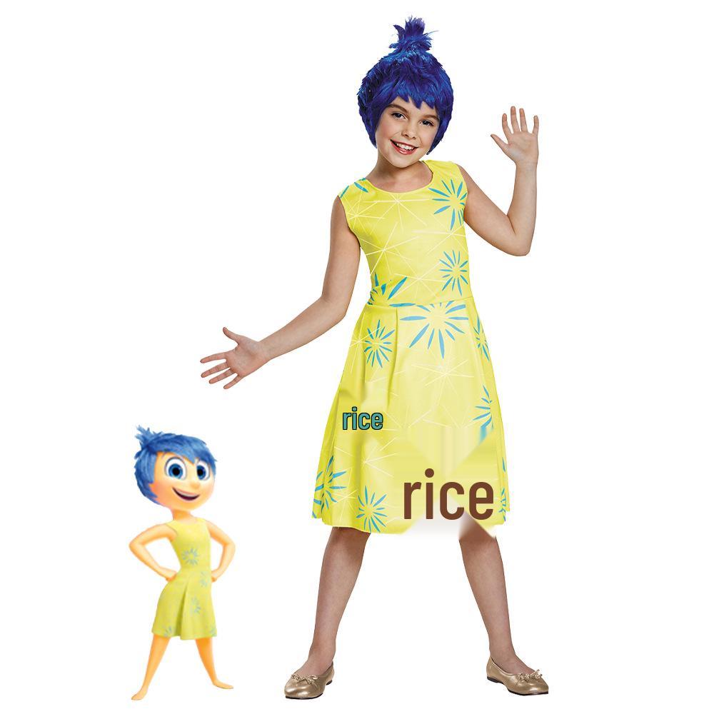 Inside Out Lele Cosplay Costume for Kids - Halloween & Stage Performance