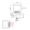 16A Wifi Smart Switch 2 Way Wireless Control DIY Light Switches Smart Circuit Breaker Switch Support Alexa Google Home EWelink