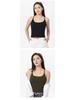 Lyocell Cotton Sports Yoga Camisole: Breathable, Chest-Padded, Small Backless Summer Tank