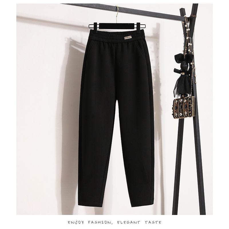 Amazon High Waist Woolen Pants Slim Looking Oversize Women's Clothing