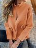 Autumn New Women's Casual Wool Lapel Tie-Waist Faux Pocket Blazer Jacket