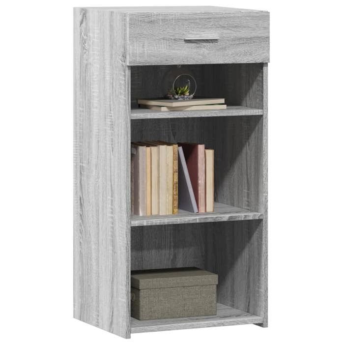 VidaXL Buffet Sonoma Grey 45x42.5x93 Cm Engineered Wood, Cabinet, Sideboard, Storage Cabinet, Cupboard, 846325