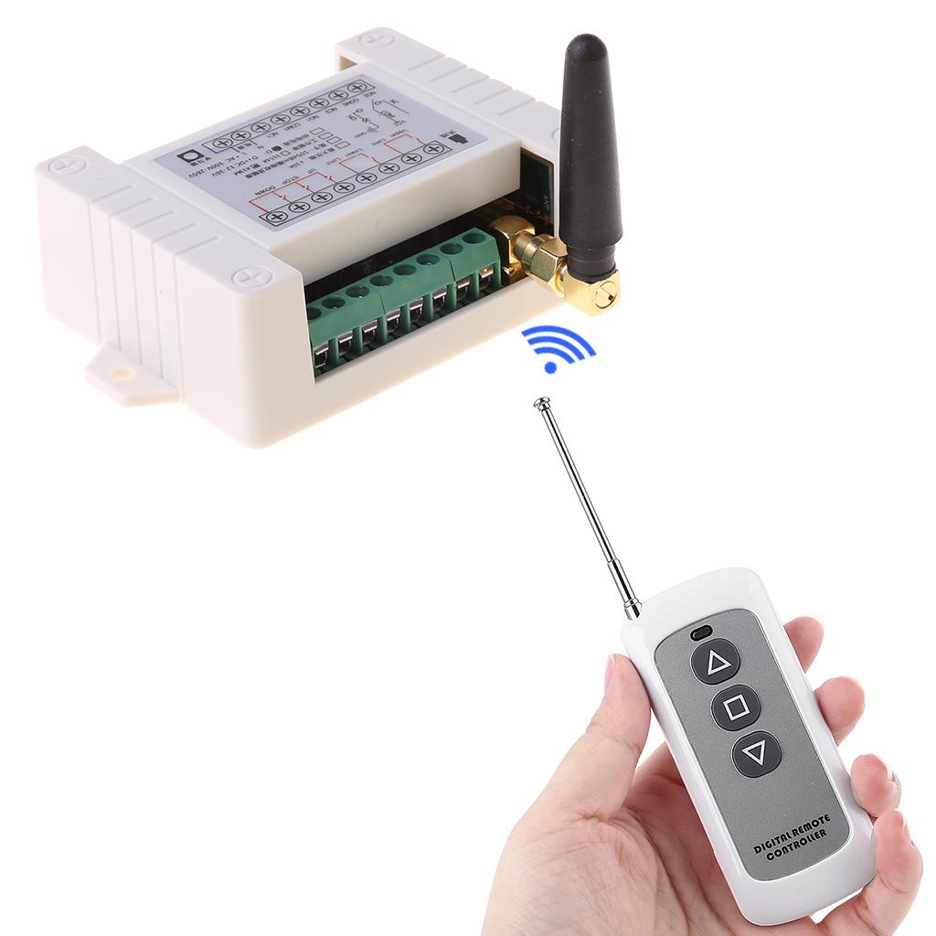 RF Remote DC12V/24V/36V 2 Channel Universal Remote Control for Garage Door Motor Receiver and Transmitter