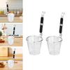 Boil Basket Frying Food Basket Portable Hot Pot Colander Pasta Strainer Noodles Colander for Chips Cooking Draining Barbecue