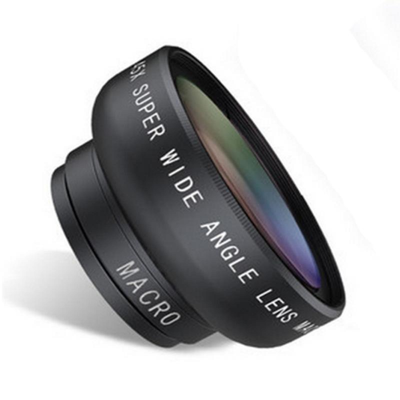 Professional 0.45X Wide Angle Lens Multicoated Glass Lens with Build In Macro for Capturing Landscapes and Close Up