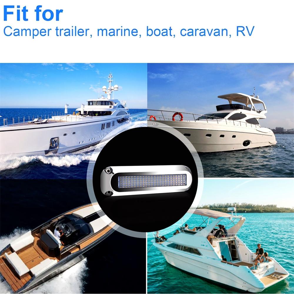 4PCS 120LED Underwater Boat Lights Led Waterproof Submersible LED Navigation Lights Marine Accessories Boats Lighting LED 12v/2v