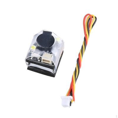 Buzzer d'alarme lumineuse, Vérificateur de batterie RC, Indicateur LED Bas W/ Pièces de rechange Vérificateur d'avertissement
