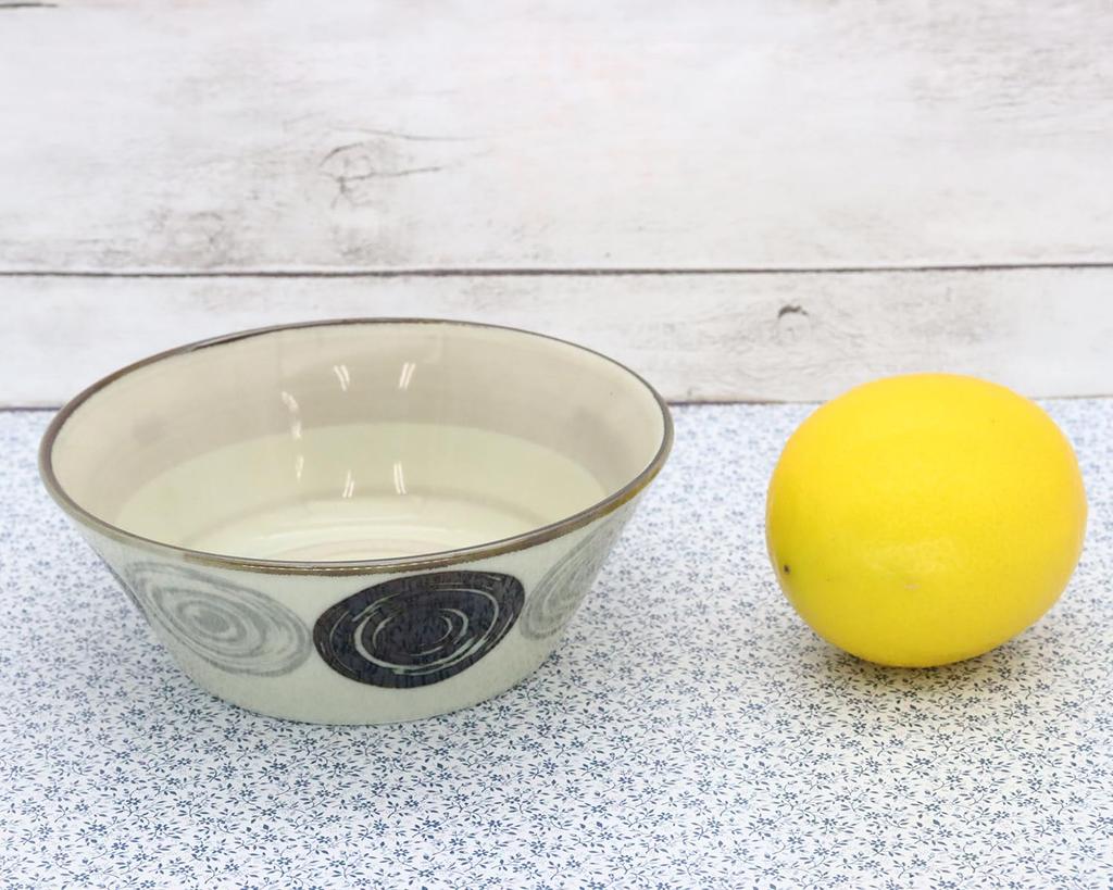 Castle Enterprises [10-Piece Set of 13.5cm Signal Salad Bowls] Mino Ware Monochrome Style: Casual and Makes Food Stand Out