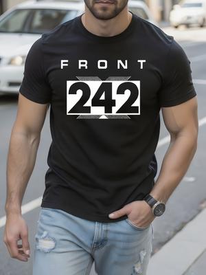 Koszulka z logo zespołu 242 X z przodu - Minimalistyczna koszulka zespołu z odważnym '...'
