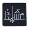 Patchion Separation of the State from the Church - Magnetic Backing - Embroidered Patch/Badge/Emblem