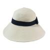 Used Good Condition anySiS Ribbon Straw Hat Hat Wide Brim Hat Off-White Navy Ladies Old Clothes Used USED