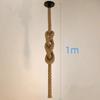 Industrial Vintage Hemp Rope Pendant Lights Attic Personality Indoor Lightings For Loft/Living Room/Bar Pendant Chandelier