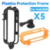 For Insta360 X5 Protective Frame Quick Release Expansion Bracket Plastic Housing Frame Rabbit Cage For Insta 360 X5 Accessories