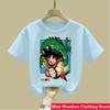 New Dragon Ball Z T Shirt Children New Kawaii 2025 Funny Summer Cartoon T-shirt for Boys Girls Kid Clothing Unisex Short Sleeves