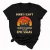 Maglietta Musicale di Odisseo La Saga Epica T-shirt Mitologia Greca Teatro Tee Omero Odissea Letteratura Classica Magliette per Nerd Palco Tee