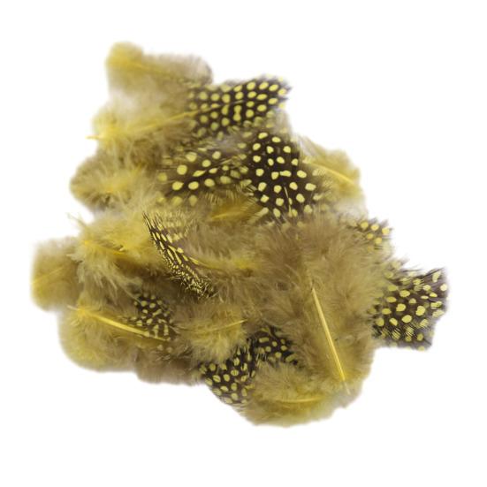 Перья Цесарки Натуральные Перья Хвоста Курицы Яркие Цвета 4,5-10 см Перья для Поделок