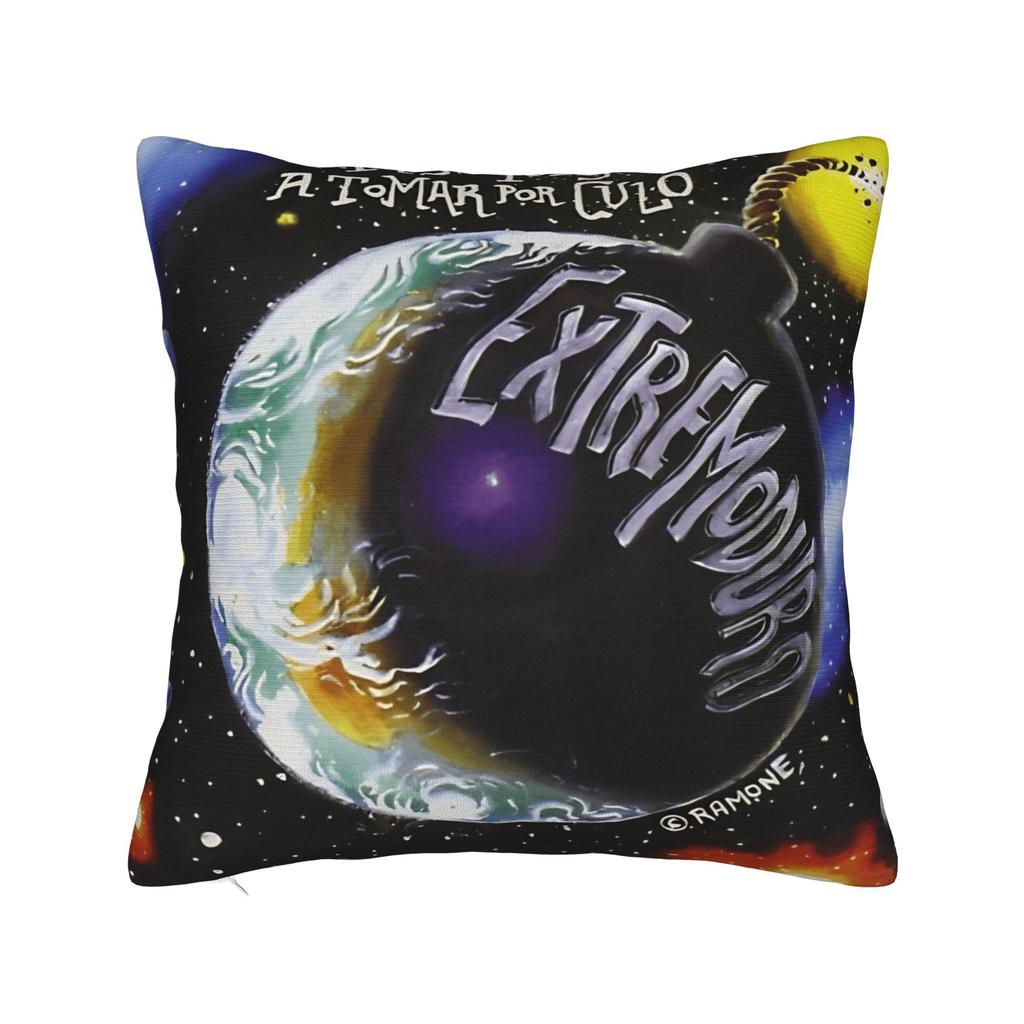 Pillow Cover Rock Extremoduro Band  Novelty Pillow Case For Living Room Sofa Pillowcases