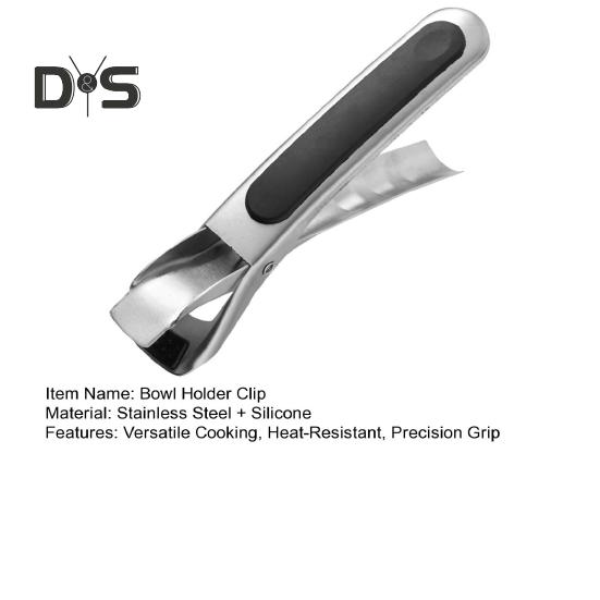 Bowl Holder Clip Anti-Scald Heat Resistant Tongs Multipurpose Kitchen Tongs Grilling Accessories for Cooking Serving