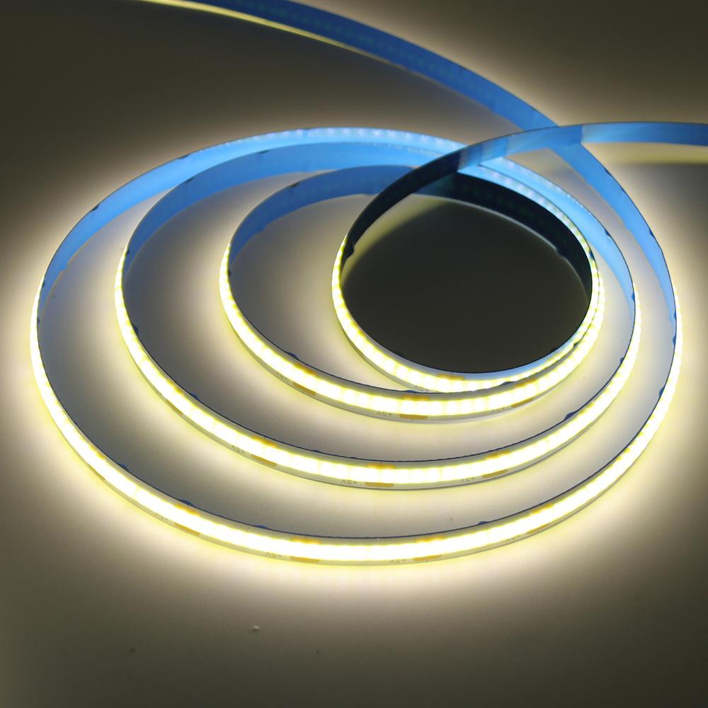 5V 3mm 5mm 8mm PCB COB LED Strip Light USB Powered Red Green Blue Pink Warm White High Density 320LEDs Flexible Ribbon Tape Lamp