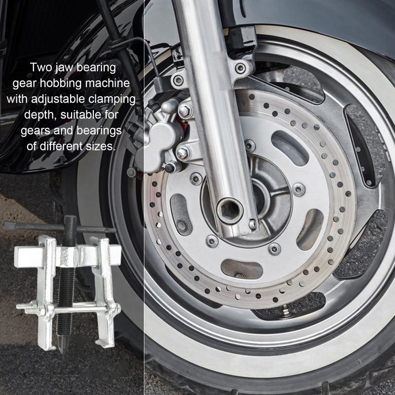 2 maxilare extractor de angrenaje 2 maxilare scripete angrenaj rulment volantă eliminare instrument extensibil motocicleta reparare instrument greu scripete extractor