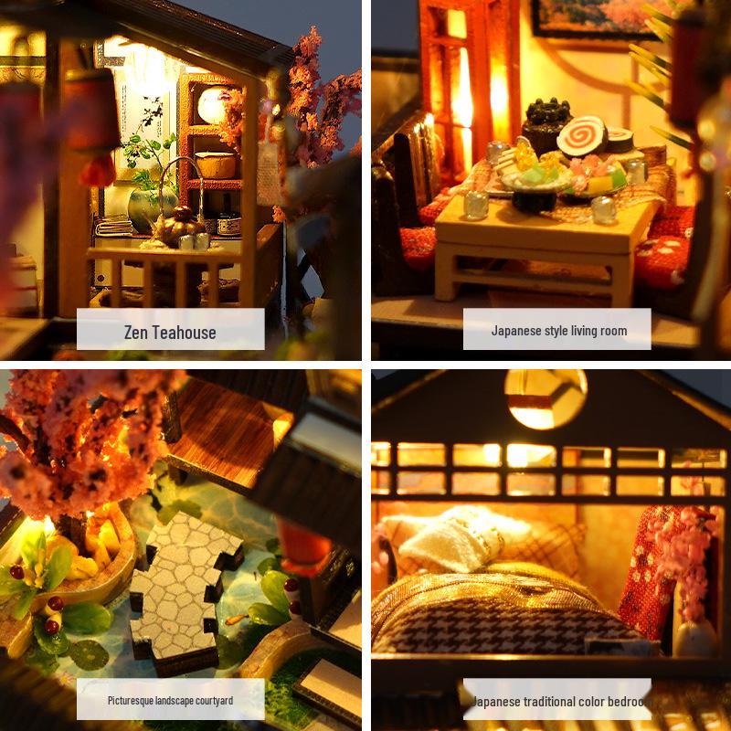 Tianyu DIY Miniature Villa Model Educational Assembly Toy - Creative Birthday Gift for Girls