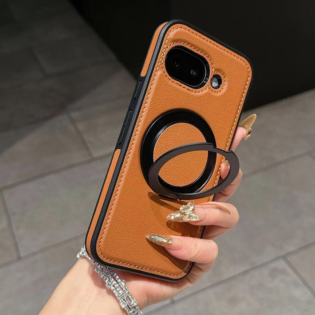 Yashi 360 Magnetic Stand for Google Pixel 9A Leather Protective Case - 10ProXL Model