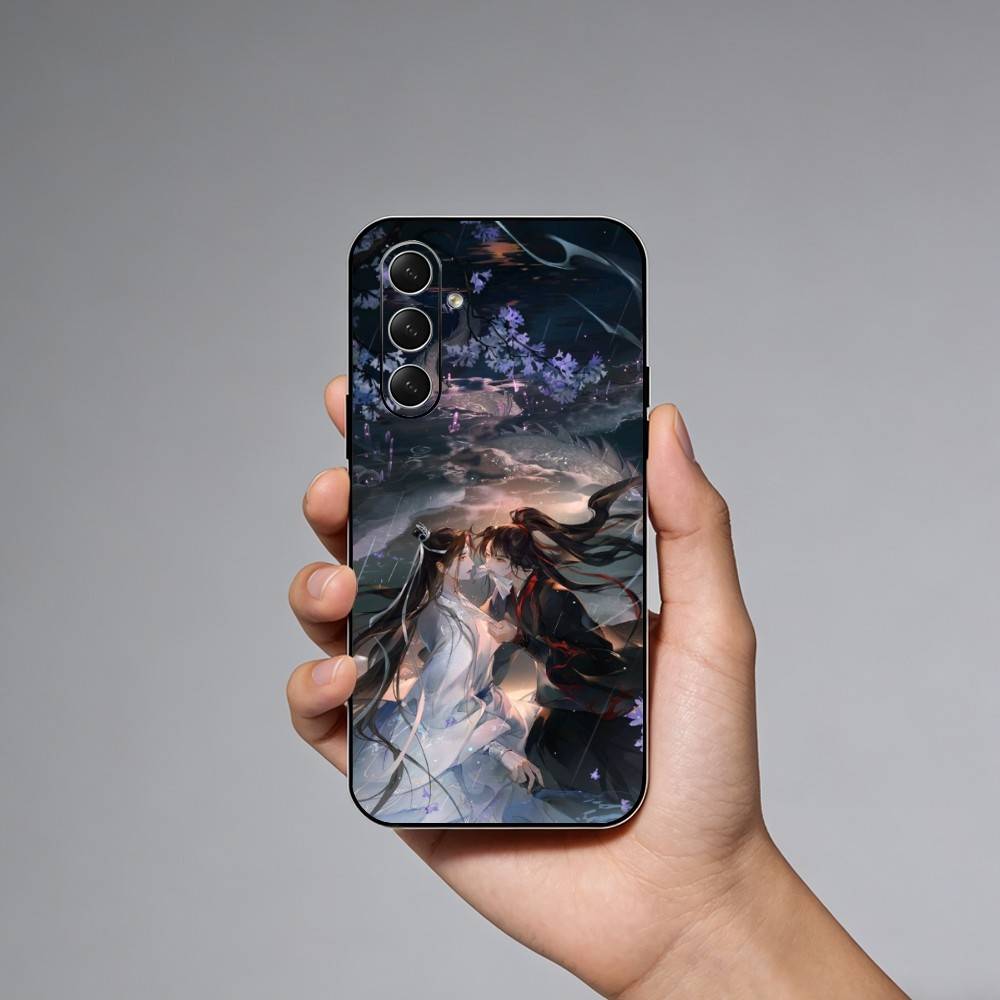 M-Mo Dao Zu Shi MDZS Anime Phone Case For Samsung Galaxy A73,21,22,32,71,53,52,51,80,5G Soft Black Cover