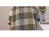 Men's Mid-Length Winter Plaid Wool Coat - Trendy Loose-Fit Windbreaker Jacket