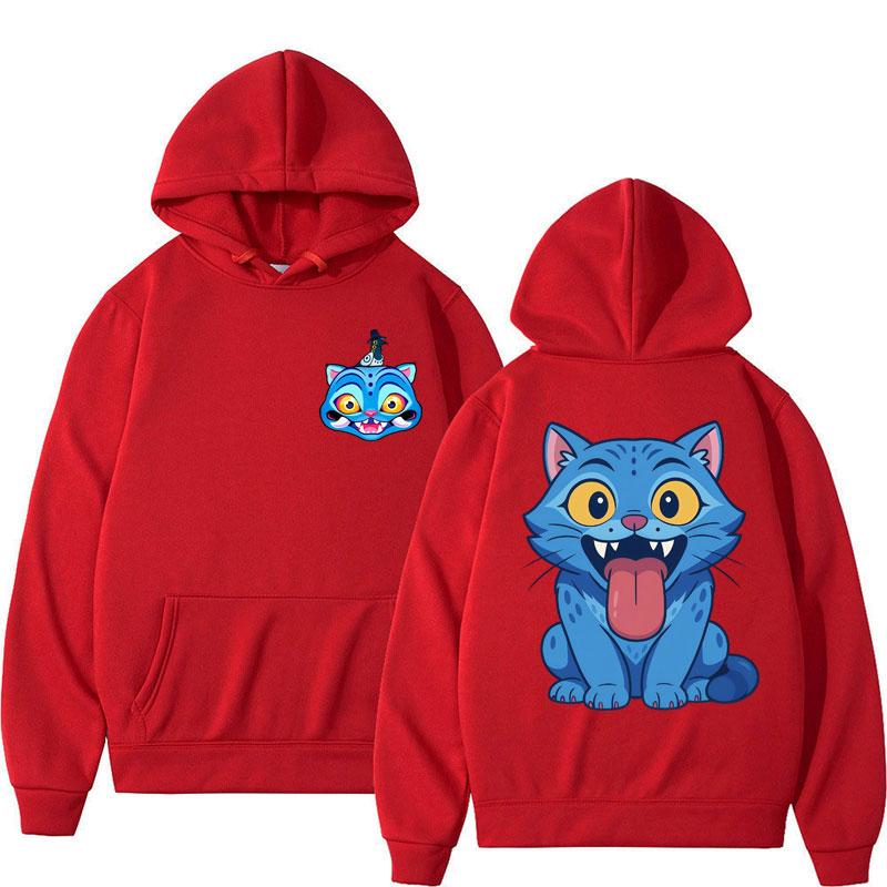 KPop Demon Hunters Derpy Tiger Cute Hoodie Men Women Fashion Aesthetic Sweatshirt Oversized Fleece Casual Tracksuit Fans Gifts