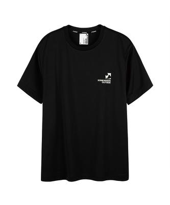 Sseomweeoaussaideuhaikingkeompeoni Back Logo Half T-Shirt_Black