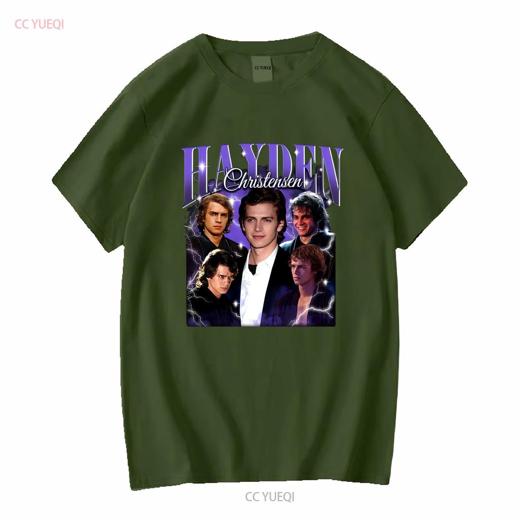 Vintage Hayden Christensen T-Shirt Rundhals Sweatshirt lange oder kurze Ärmel vintage gewaschen bequem Designer-Kleidung vielseitig