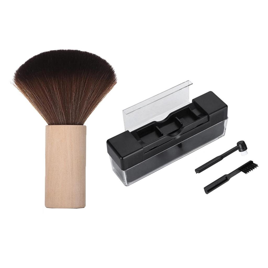 Vinyl Cleaning Brush Cleaning Tool Set Turntable Brush Record Brush Musical Instrument Cleaning Brush Care Tools