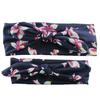 2 pezzi/set mamma bambino carino bellissimo elastico floreale bowknot fasce fasce per capelli