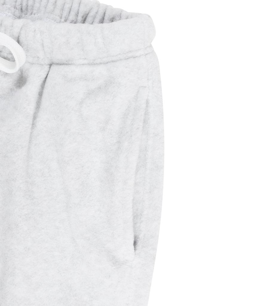 Gainsboro Soft Fleece Jogger Pants_White Melange