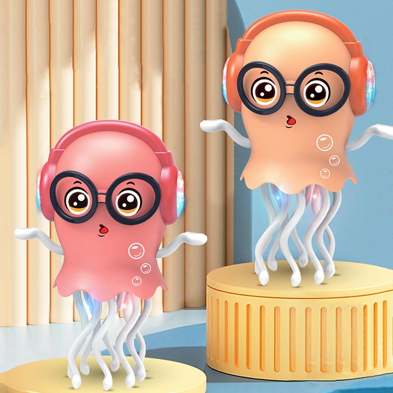 Electronic Dancing Squid Toys Magical Dancing Jellyfish Led Glowing Light Music Playful Dancing Octopu Best Kids Festival Present