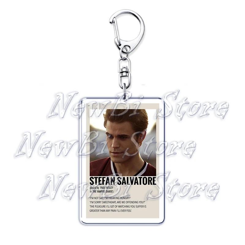 The Vampire Diaries Twilight Keychain for Accessories Damon Stefan Salvatore Elena Bella Swan Edward Cullen Key Chain Keyring