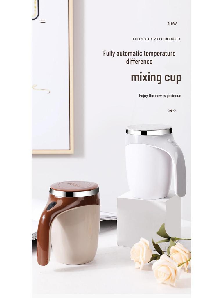 Electric Self-Stirring 304 Stainless Steel Coffee Mug