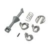 Door Lock Cylinder Barrel Repair Kit Silver Front Left Right Door Lock Repair Kit 51217161429 for BMW Series 1 E81 E87 E88 E82