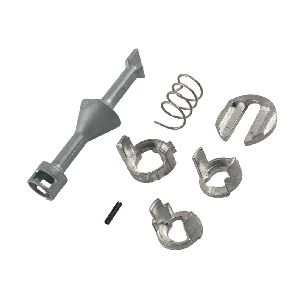 Door Lock Cylinder Barrel Repair Kit Silver Front Left Right Door Lock Repair Kit 51217161429 for BMW Series 1 E81 E87 E88 E82