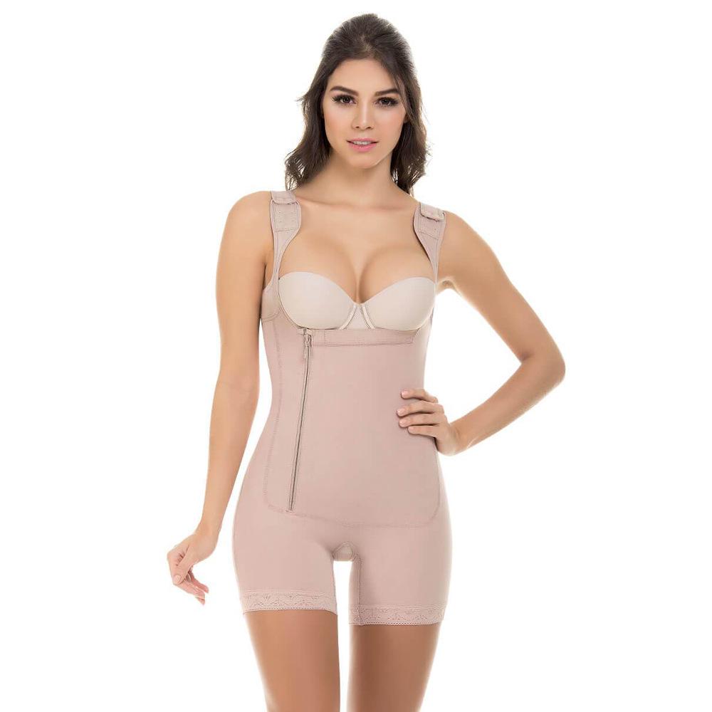 Plus Size Full Body Peach Butt Lifter Bodysuit, Tummy Control Curvy Women Shapewear