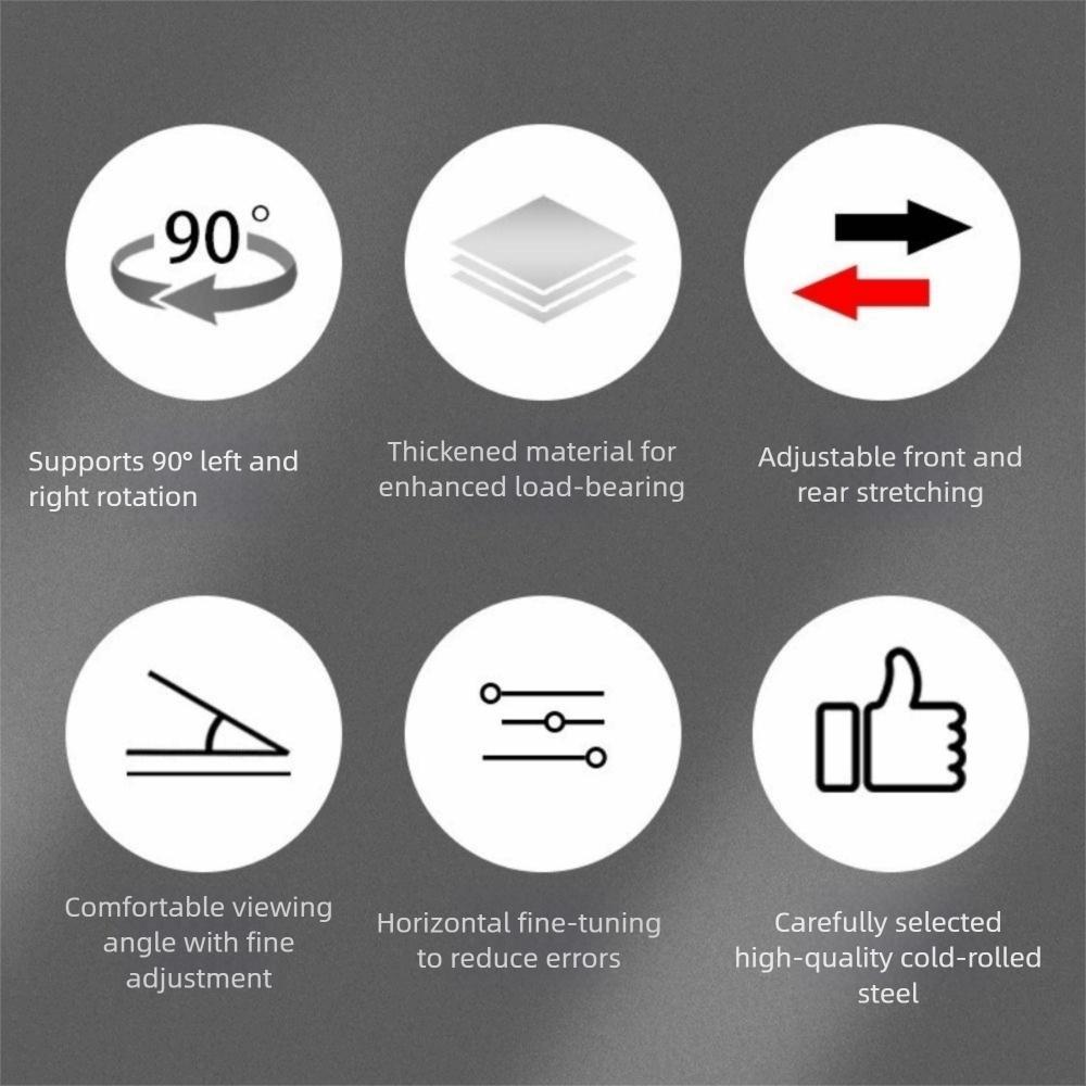 Cantilever Type LCD LED Monitor Bracket Swivel Tilt Rotation TV Frame Support  for Home