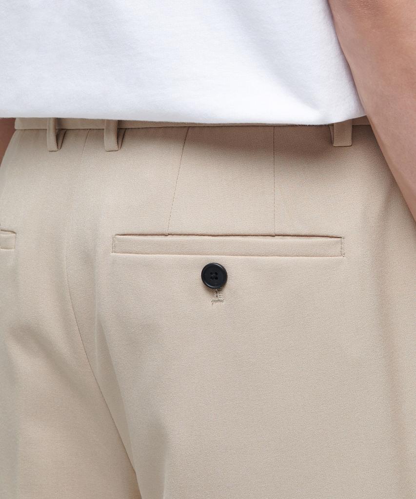 Musinsa Standard Lightweight Semi-Wide Hidden Elastic Waist Slacks [Beige]