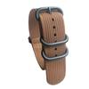 Hot-Selling Nylon Watch Strap with Vacuum-Plated Black Oval Buckle