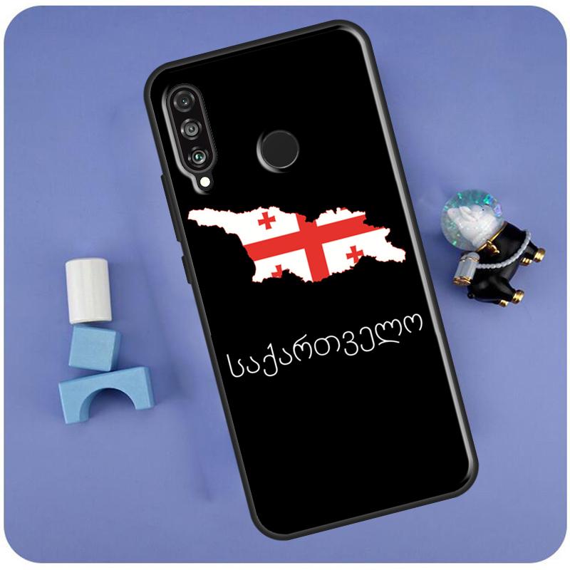 

Georgia Flag For Huawei Nova Y70 Y91 Y90 Y60 Y61 Y72 Y73 3i 7i 8i 11i 12i 9 10 SE P20 P30 P40 Lite Case Nova 9 SE