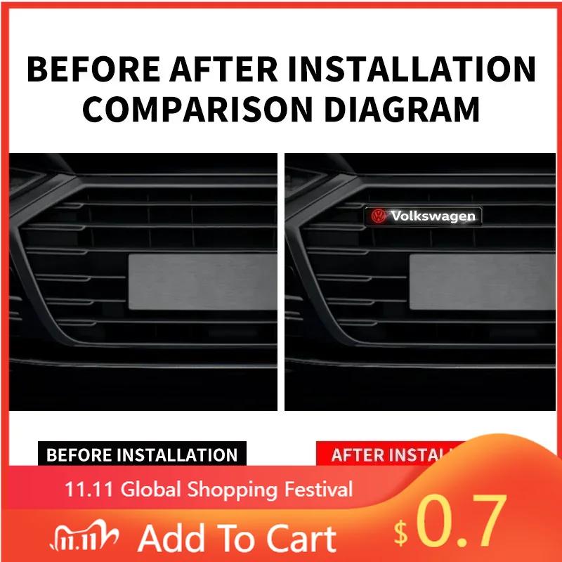 For VW Hot 2025 New LED Grille Light Front White Grille Warning Running Lamp Marker Blinker For Volkswagen VW Golf 4 7 MK3 4 7 T