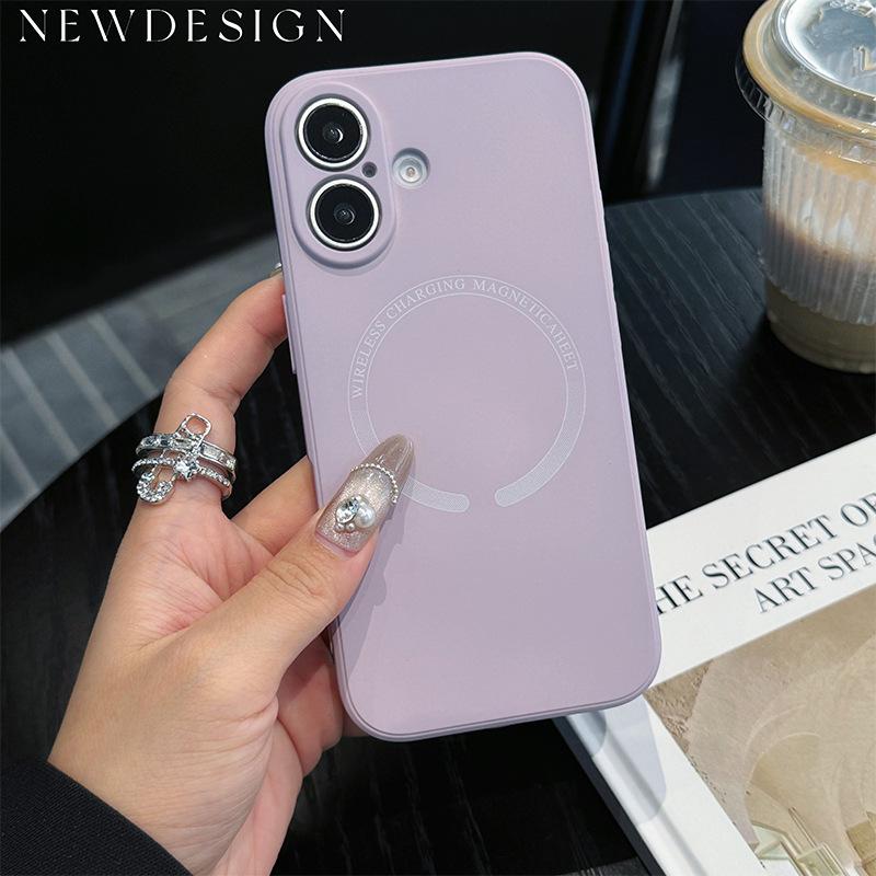 iPhone 16 Pro Max Magnetic Liquid Silicone Phone Case iPhone 16